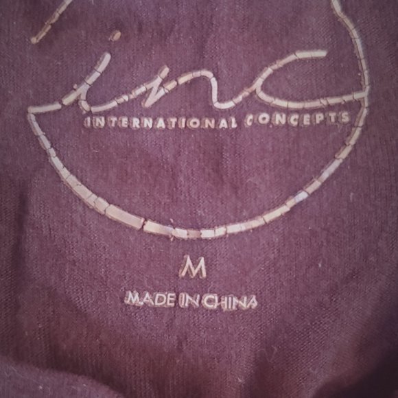 Nice long sleeve Black Top by INC - Picture 6 of 6